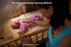 Camp out Method of Sleep Training is gentle and very hands on.
