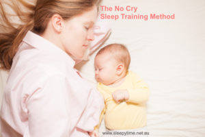 This method is very much about the attachment parenting philosophy and co-sleeping.